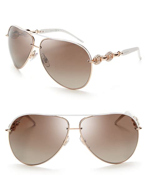 mens gucci aviators|Gucci aviator sunglasses with crystals.